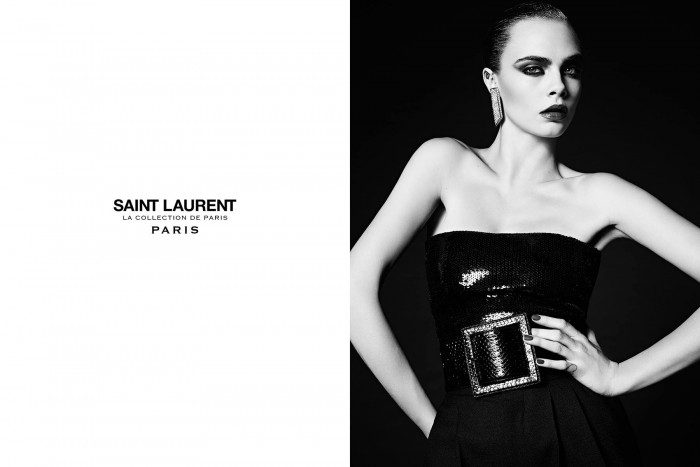 Cara Delevingne x Saint Laurent