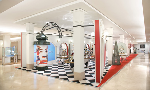 Pop up de Louboutin en Le Bon Marché