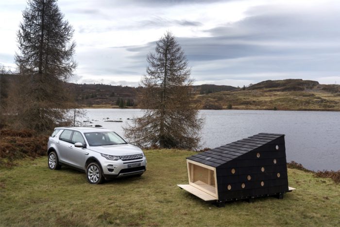 Cabina Navideña de Land Rover