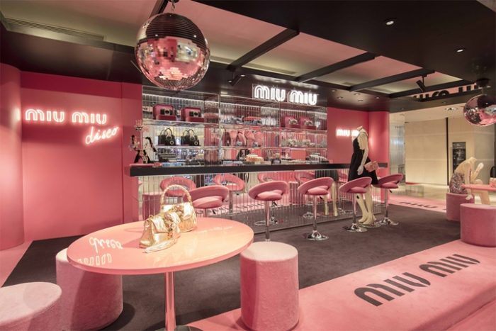 Miu Miu Disco pop-up store, Hong Kong