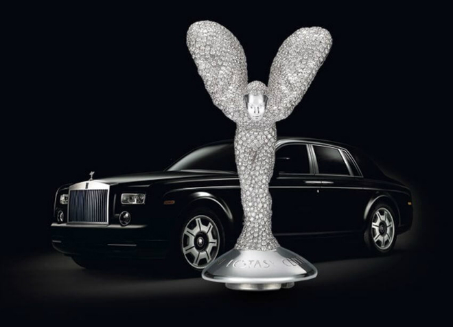 «Spirit of Ecstasy» de diamantes para Rolls Royce