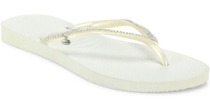 ‘Slim Crystal Mesh Havaianas’