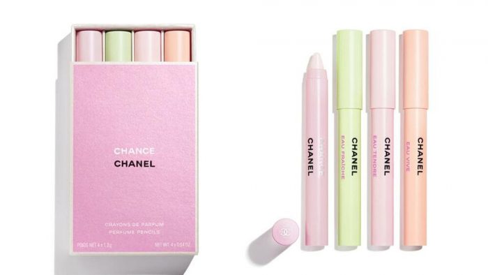 Chanel perfumes en lápiz