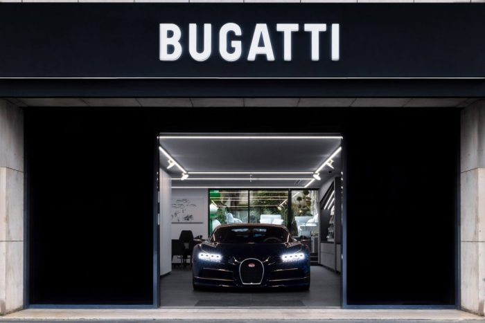 Bugatti showroom