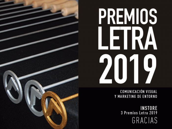 INSTORE consigue 3 Premios Letra en la edición 2019