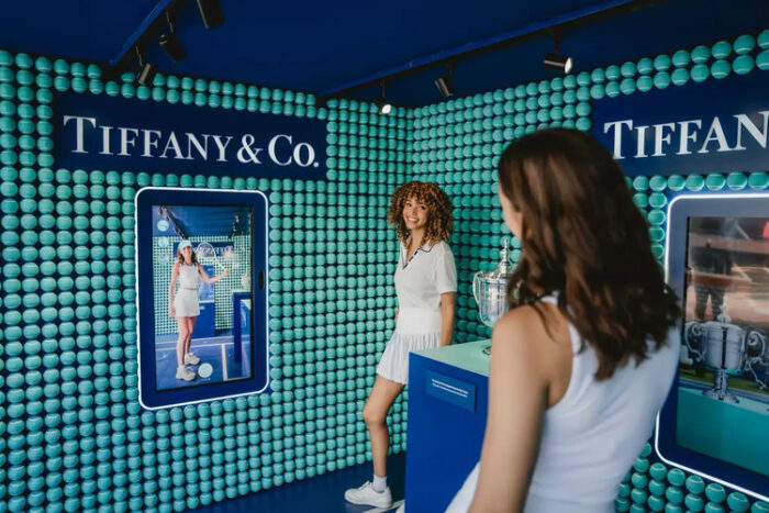 Tiffany & Co realidad aumentada en US Open