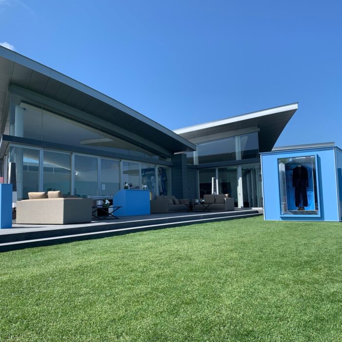 Elegancia iluminada: cubo pop-up la experiencia en Hamptons