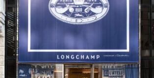 Fachada de La Boulangerie Longchamp en la Quinta Avenida de Nueva York